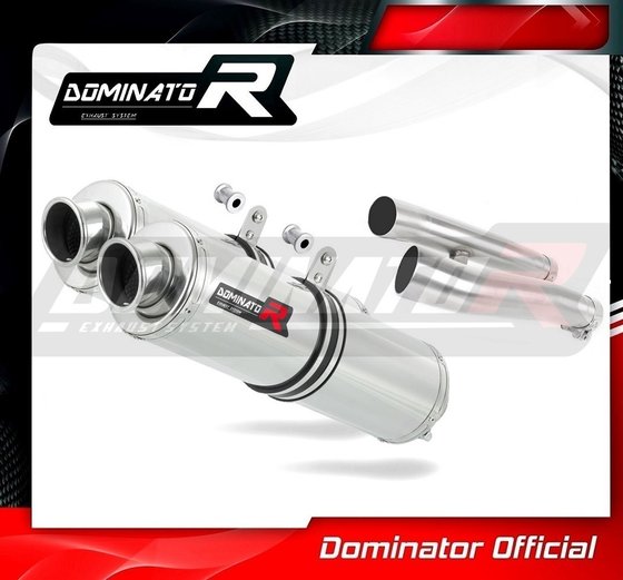 KA018DST-S Dominator exhaust silencer round