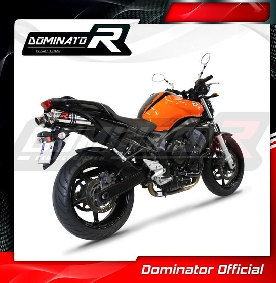 YA018DST-S Dominator exhaust silencer round