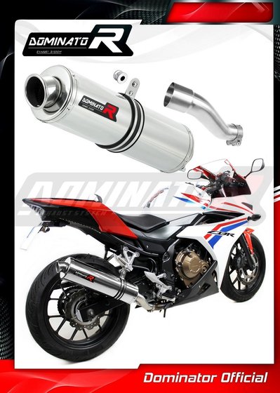 HO087DST-S Dominator exhaust silencer round