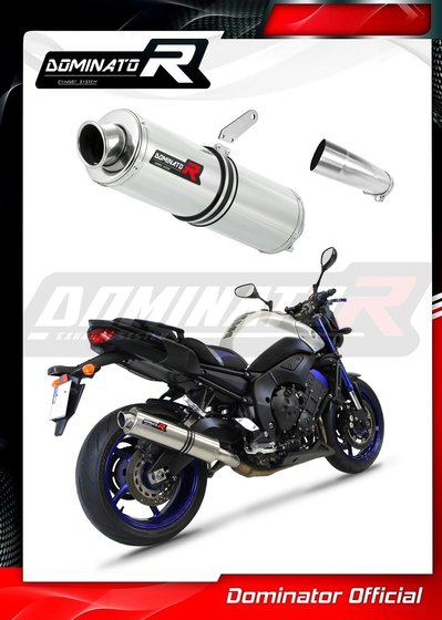 YA021DST-S Dominator exhaust silencer round