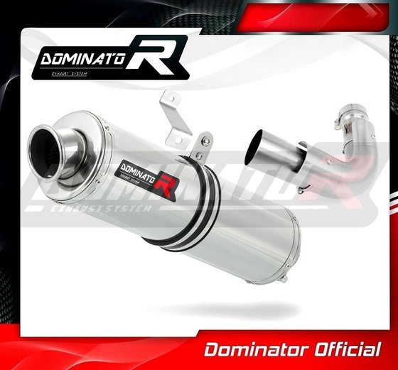 CA003DST-S Dominator exhaust silencer round