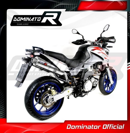 AP023DST-S Dominator exhaust silencer round