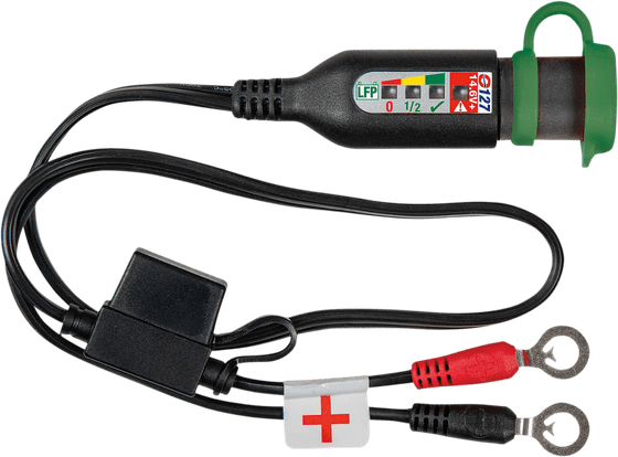 TECMATE cord eye with test for lithium batteries