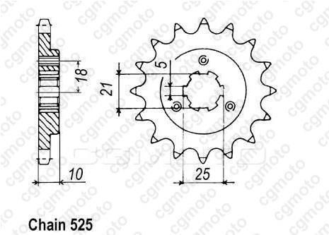 KS095 REGINA 137 zre 110 rivet link 525 o-ring chain kit with 15t front and 43t rear sprockets - gold/steel