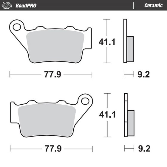 MOTO-MASTER ceramic brake pad