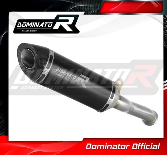 KT073DFBL-S Dominator exhaust silencer muffler hp8 black