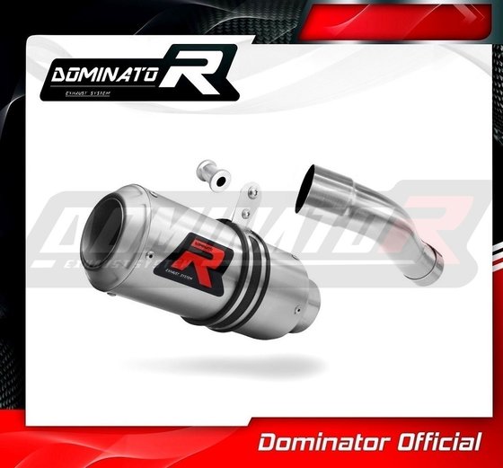 HO031DCC-H Dominator homologated exhaust silencer gp