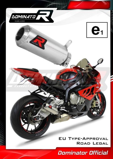 BW097DC-H Dominator homologated exhaust silencer gp