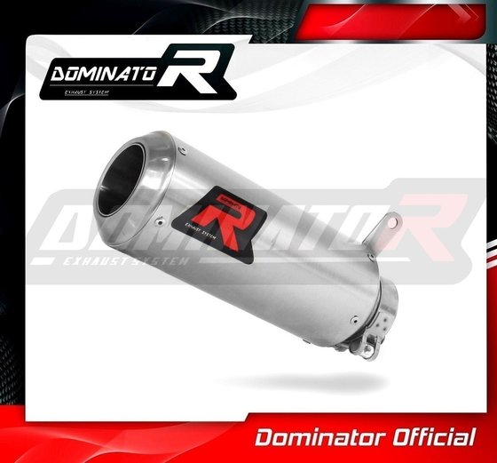 BW097DC-H Dominator homologated exhaust silencer gp