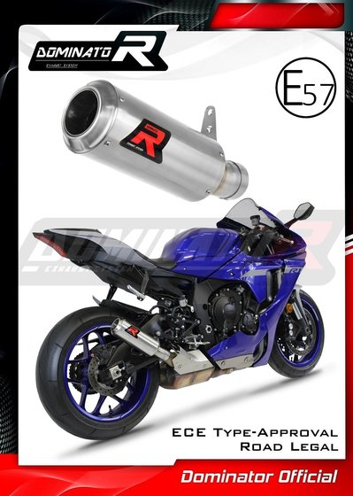 YA067DC-H Dominator homologated exhaust silencer gp