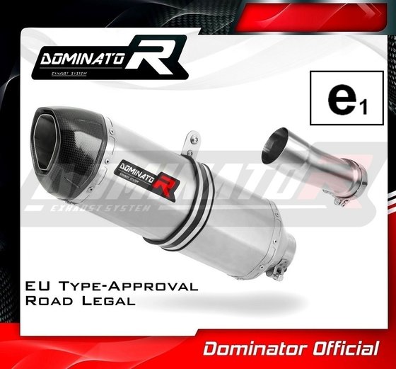 BW092DF-H Dominator homologated exhaust silencer hp1