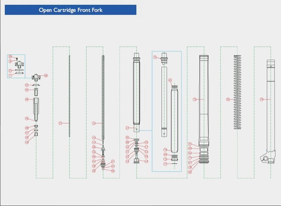 KYB front shock absorber piston rod seal