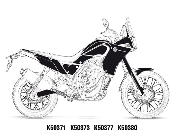 UNIRACING tenere 700 60th wt decal kit