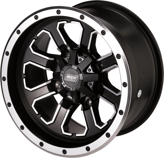 548MO128115MBMF4 MOOSE UTILITY DIVISION 12x8 wheel with 4/115 bolt pattern and 4+4 offset