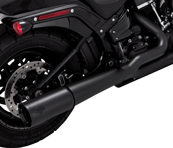 VANCE & HINES pro-p black exhaust system for harley davidson (2018 and newer)