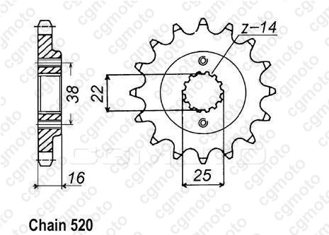 KD015 REGINA regina 520 z-ring replacement chain kit with sprockets for ducati 748