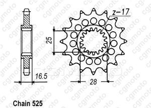 KM015 REGINA regina 525 z-ring replacement chain kit with sprockets