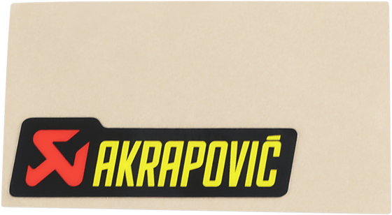 AKRAPOVIC general replacement sticker