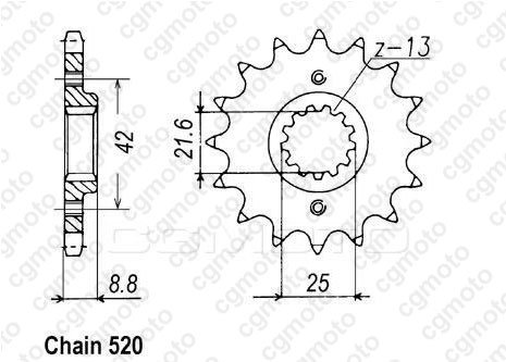 KS096 REGINA drive chain and sprocket kit with gold o-ring chain for suzuki gs500e/f 95-06