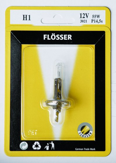 FLOSSER flösser bulb h1 12v 55w p14,5s