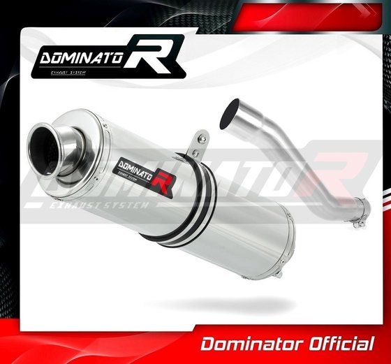 YA024DST-S Dominator exhaust silencer round