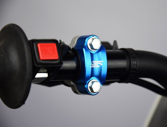 SCAR rotating bar clamp blue