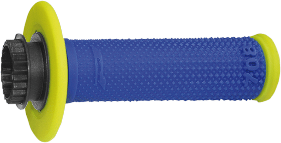 PRO GRIP fluo yellow/blue lock on grips