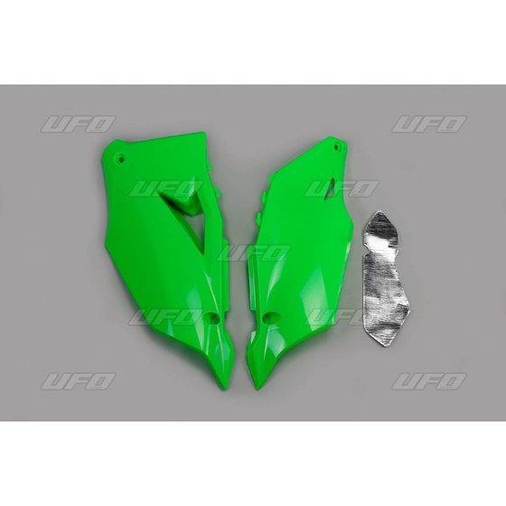 KA04752#AFLU UFO fluorescent green side panels for kx450f 2019