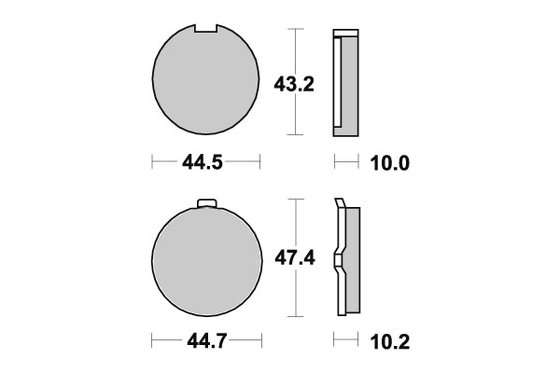 6565240 DOPPLER sbs brakepads ceramic