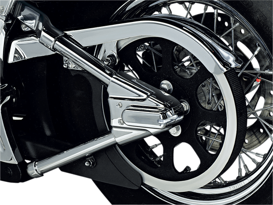 8256 KURYAKYN chrome swingarm covers for 2000-2005 fxst