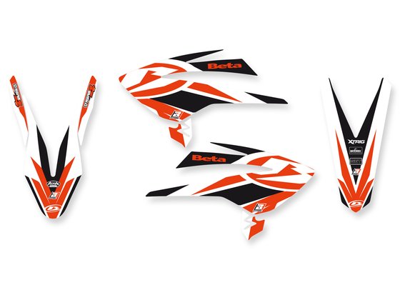 8B01N BLACKBIRD RACING graphic kit with seat cover for rear 07-09