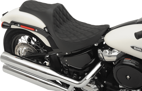 0802-1145 DRAG SPECIALTIES SEATS soft black seat for harley softtail