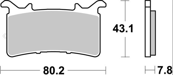 985DS-2 SBS brakepads dual sinter 2