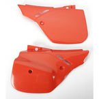 HO02611#061 UFO red side panels for honda cr125/250/500