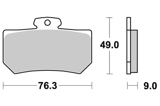 6567202 DOPPLER sbs brakepads carbon tech rear