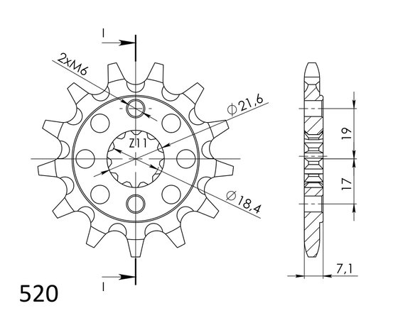 20320-12 Supersprox supersprox / jt front sprocket 1321.12