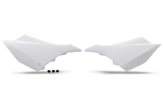 YA04877#046 UFO white side panels for yamaha yz22