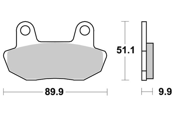 561HF SBS brakepads ceramic