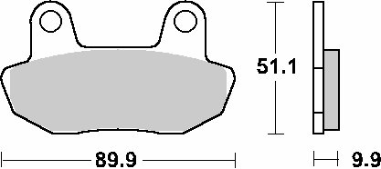 561HF SBS brakepads ceramic