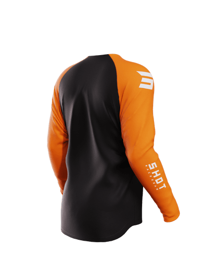 611-2358 SHOT jersey raw escape orange