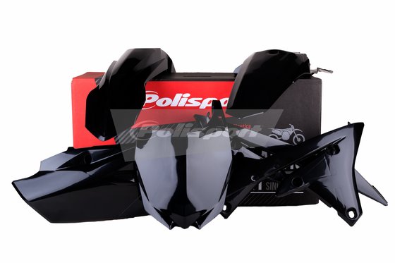 90583 POLISPORT complete black mx body kit for yamaha yzf250 (2014-2017)