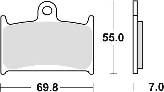 MCB690SV TRW sintered metal brake pad