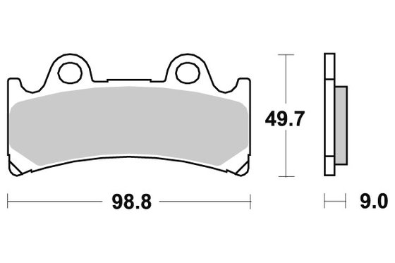 6566830 DOPPLER sbs brakepads ceramic