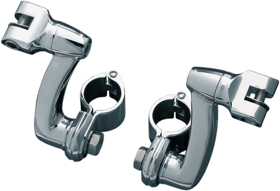 7986 KURYAKYN longhorn offset mounts with 1-1/4" magnum quick clamps