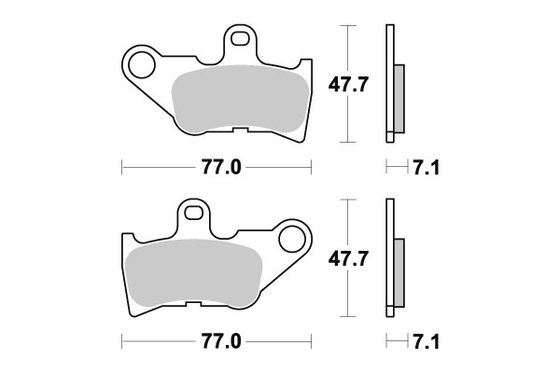 6551650 DOPPLER sbs brakepads ceramic