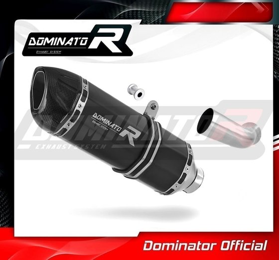 BW021DFBL-S Dominator exhaust silencer hp1 black