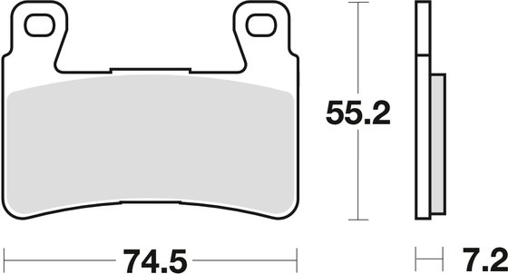 MCB703SV TRW sintered metal brake pads