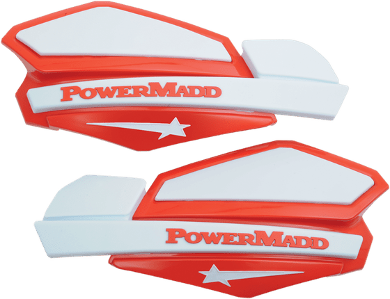 34222 POWERMADD star series handguards red/white