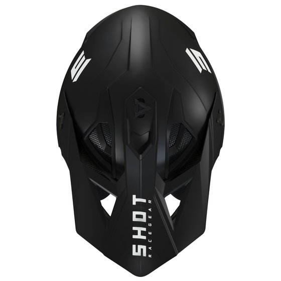 SHOT moto lite solid black matt 2.0 helmet