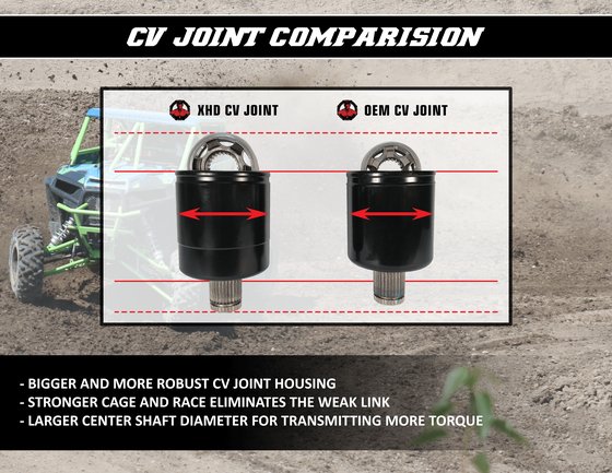 PAXL-6052XHD-3.5 DEMON x-treme long travel axle